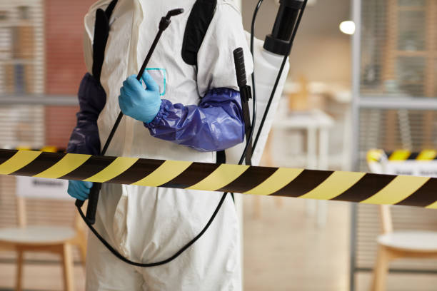 Professional Blood Cleanup technician working in North Chatham, MA